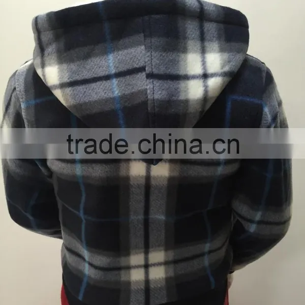 The Kid Style Black Shell With White Lining Cute Little Boys Jacket photo-3