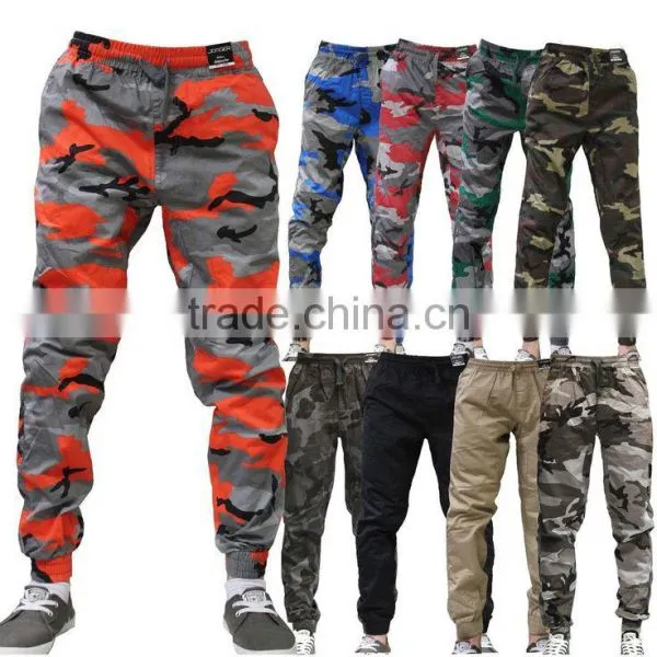 Camo Men Trousers Joggers Camo Trouser Custom Trouser Cotton Pants photo-2