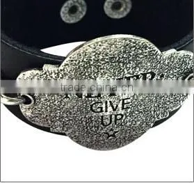 Factory Supplier Korean Retro Bracelets,handcraft Cow Leather Bangle,unisex Leather Bracelets photo-6
