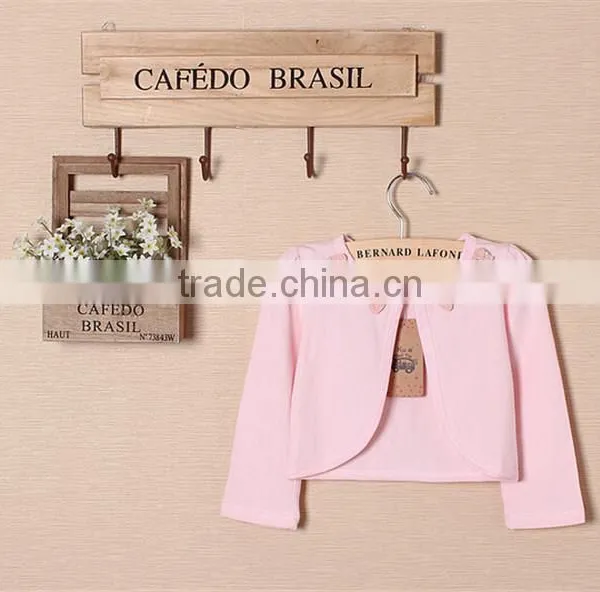 Neck With Green Bow Tie Spring / Summer Children Girls Coat Fashion 100% Cotton Newest Kids Coats Girls Coats photo-3