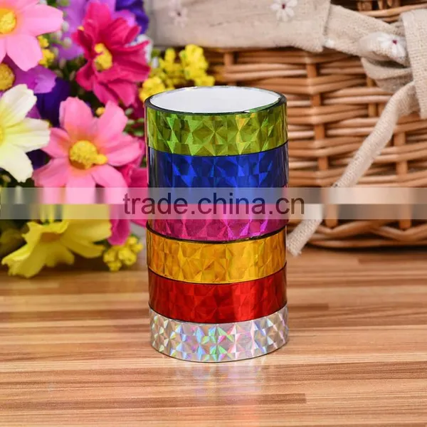 1.5cm*1m Laser Foil Washi Paper Masking Tape photo-5