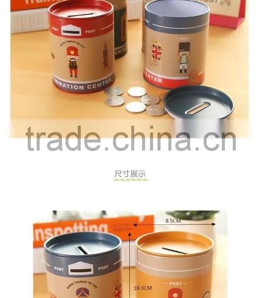 Metal Round Pig Bank/Piggy Coin Bank/Money Bank Box photo-5