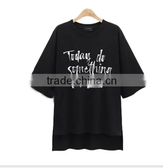 Europe and the United States Big Yards Loose Thin Half Sleeve Shirt Fat Younger Sister photo-5