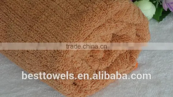 2015 New Design High Water Absorption Microfiber Bath Towel photo-3