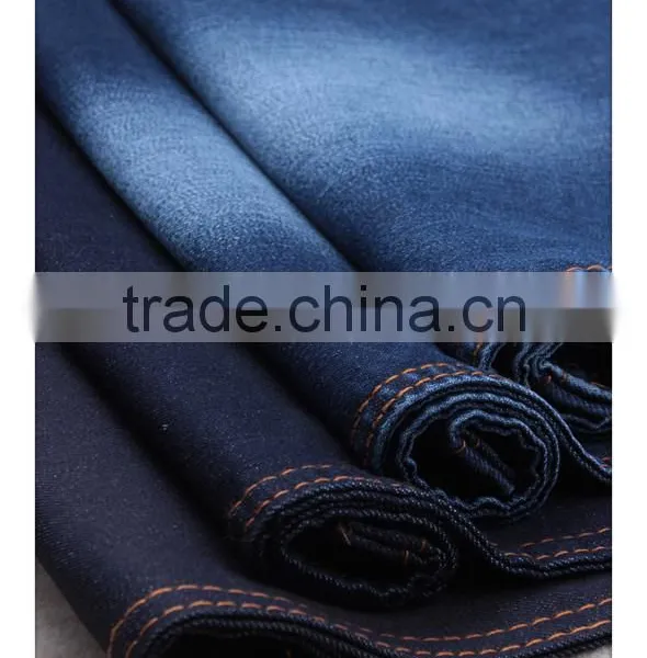 Denim Stocklot Men's Suit Fabric/Foshan Supplier Stretch Jean Fabric photo-5