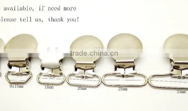 1" Pacifier Suspender Clips Custom Soccer Ball Suspender Clip Mixed Colors photo-4