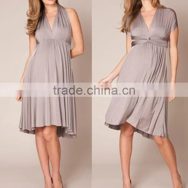 Hot Sale Wholesale Clothes for Pregnant Women Dove Grey Multiway Pregnant Women Clothes photo-2
