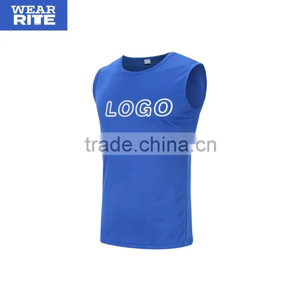 100% Dry Fit Polyester Sleeveless Basketball T-shirt