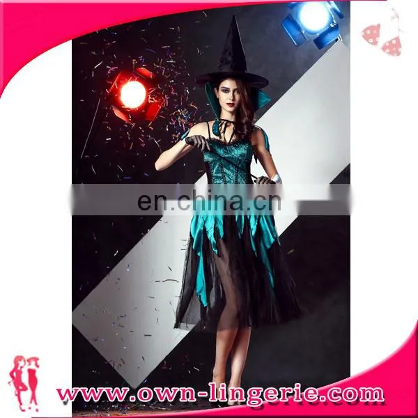 Carnival Halloween Witch Costume Fancy Dress Woman's Vampire Witch Devil Halloween photo-6
