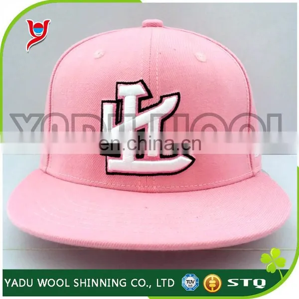 Pink Designer Fabric Wholesale / Sports Cap Acrylic Wool Fabric / Twill Hat Fabric photo-3