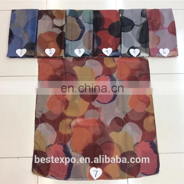 Latest Design Girl Fashion Scarf Nepal Summer Chiffon Pashmina Arabic Shawl Hijab photo-5