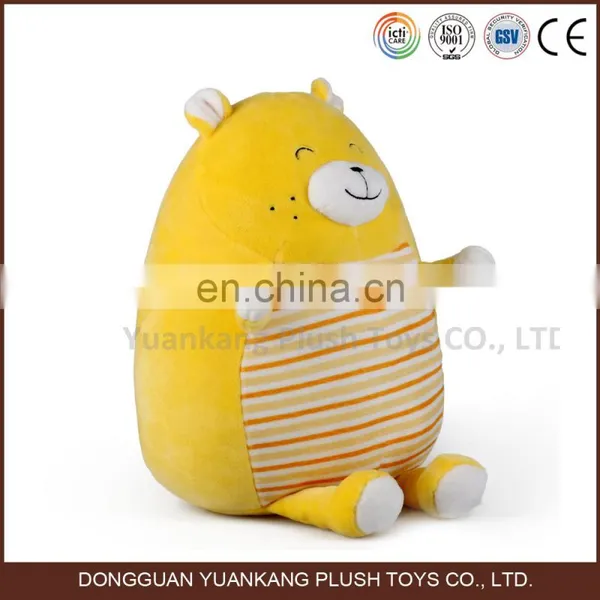 Cute Fat Bear Stuffed Animal Ball Toy/bear Emoji Plush Pillow photo-2