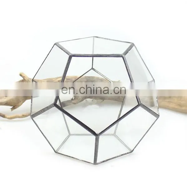 Terrarium Geometric Glass Terrarium Wholesale Diamond With Door photo-2