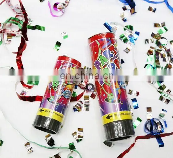 Spring Environmental Protection Fireworks Party Paper Popper Torch Confetti Cannon