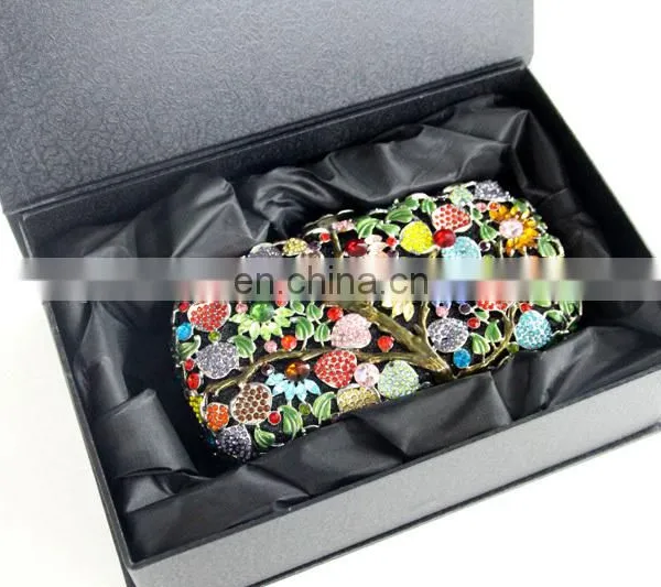 2015 Fashion Crystal Handbag Rhinestone Clutch Bag Evening Clutch Bag Wedding Bag Handmade Women Bag photo-5