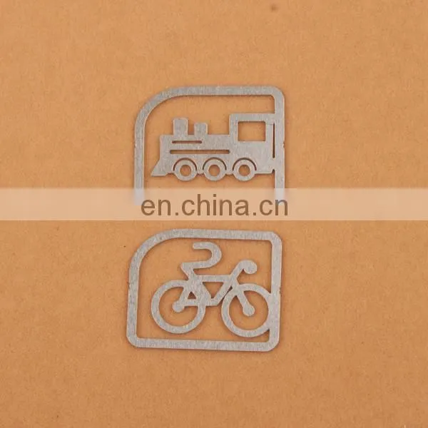 Metal bookmark clip