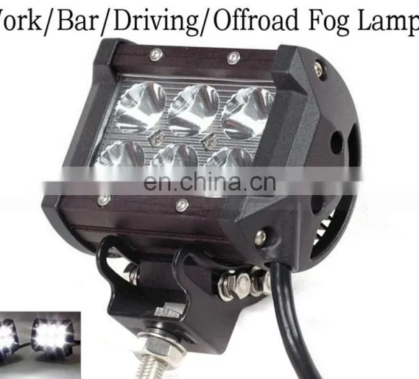 4 Inch Truck Motorcycle Boat Tractor 18W LED Work Light Bar Flood Spot Light photo-3