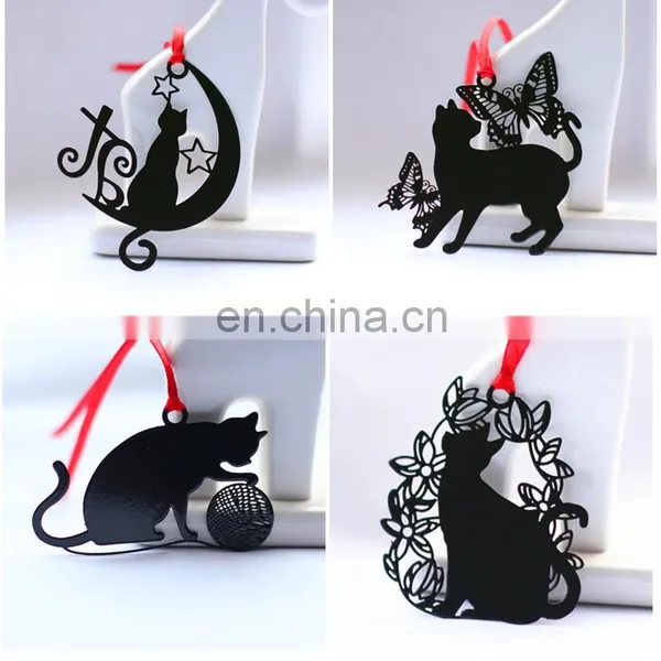 Personalized Metal Bookmark for Books Painted Birdcage Metal Bookmarks photo-6