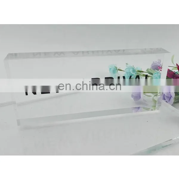 Acrylic Sign Block Customized Acrylic Block photo-5