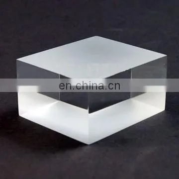 Clear Acrylic Block With Diamond Polish photo-6