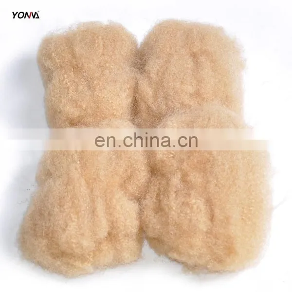 4pcs/lot Tight Afro Kinky Bulk Hair 100% Human Hair For DreadLocks,Twist Braids Blonde Hair photo-2