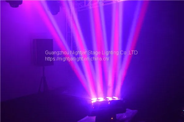 （Nj-L4） 4 Rotating LED Moving Head Spider Light photo-5