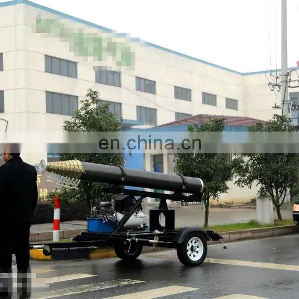 Aluminummobile Pneumatic Telescopic Antenna High Mast Pole photo-2