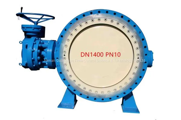 DN1400 Worm Gear Spherical Disc High Performance Butterfly Valve