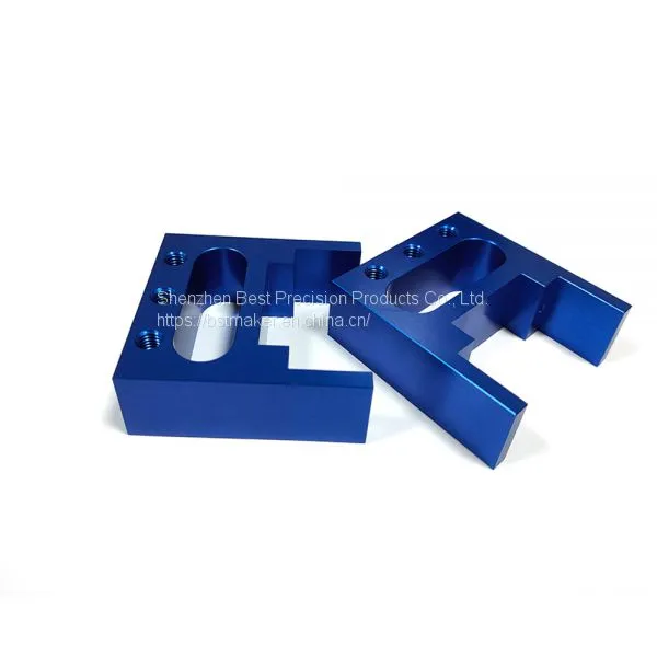 Oem Cnc Milling Digital Accessories Anodized Aluminum Bracket Cnc Robotics Parts photo-3