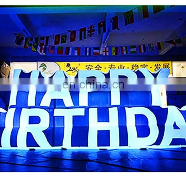 Promotional Inflatable LED Letter,Inflatable Alphabet Letters, Inflatable Billboard Brands for Party and Advertising photo-3