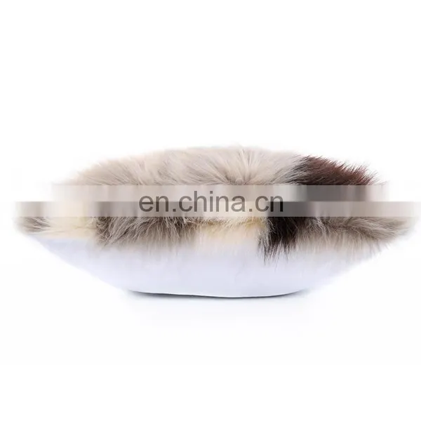 Manufacturers Colorful Plush Soft Faux Fur Cushion Cover photo-4