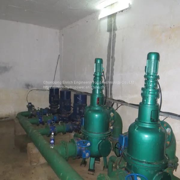 DLS ZLSH Vertical Completely Fully Automatic Filtration Drainage Sewage Cleaning Water Filter for Technical Cooling Water Supply Treatment for Hydropower Hydroelecric Power Plant HPP HEPP SHPP SHEPP photo-4