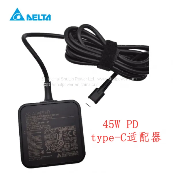 Delta 45W PD Charger Type-c Laptop Adaptors,Delta Power Distributor Agent Www.shulpower.com photo-5