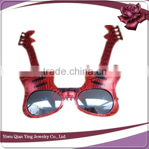 Plastic Laser Color Guitar Shaped Party Glasses photo-2