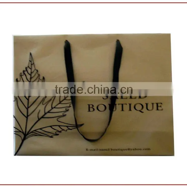 2015 Custom Tea Paper Bag Manufacturer With Logo Print, Paper Bag Materials photo-2