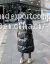 Black Bright Face in the Long Down Jacket Women's Winter New Korean Version of Loose Knee Small Coat Tide photo-2