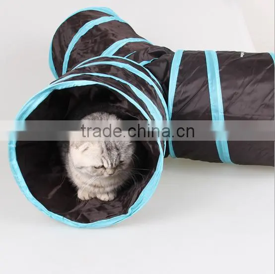 Pet Fun Folding Tunnel 3 Way Cat Play Tunnel photo-2