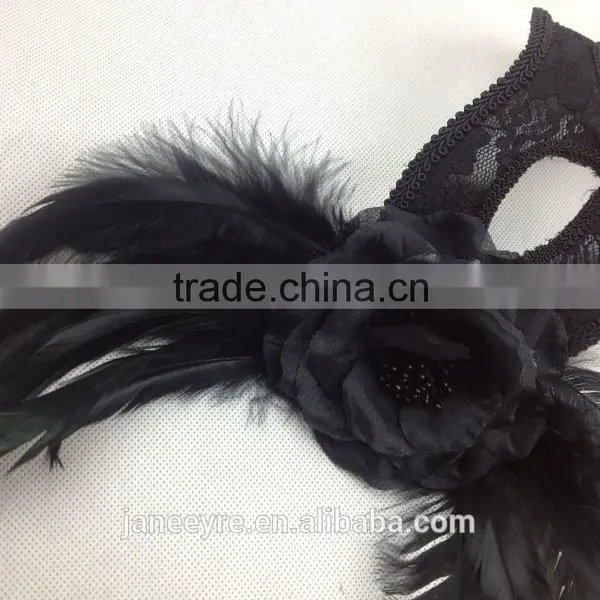 Wholesale Masquerade Party Mask With Feather photo-2