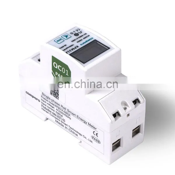 Factory Supply DIN Rail Single Phase Smart Electric Energy Meter With Smart Energy Management System photo-5