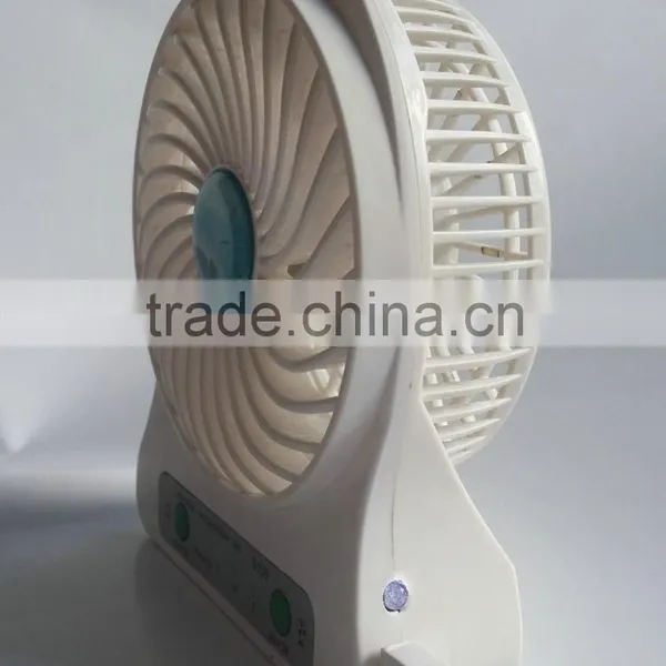 5v DC Rechargeable Bracker Mini Micro Usb Programmable Message Fan photo-2