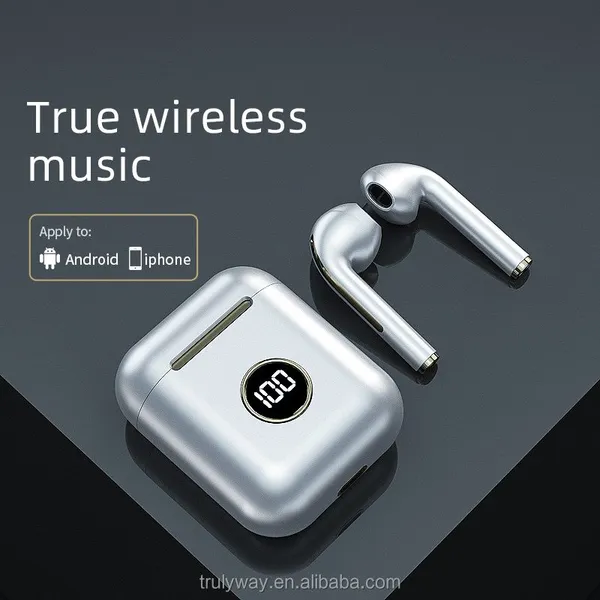 Portable X1 J18 TWS New Design V5.2 Wireless Earbuds LCD Battery Display Earphone for Sporting photo-3