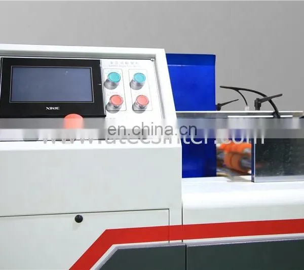 UTM1100B Servo Motor Driven Fast Speed Double Lane Line Automatic Carton Box Window Patching Machine photo-2