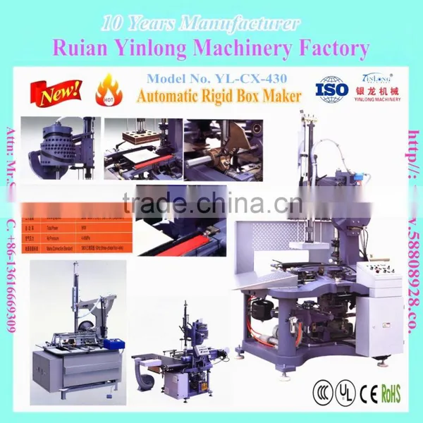 YL-CX-420 New Condition Rigid Box Making Machine/CE Automatic Rigid Box Making Machine photo-5