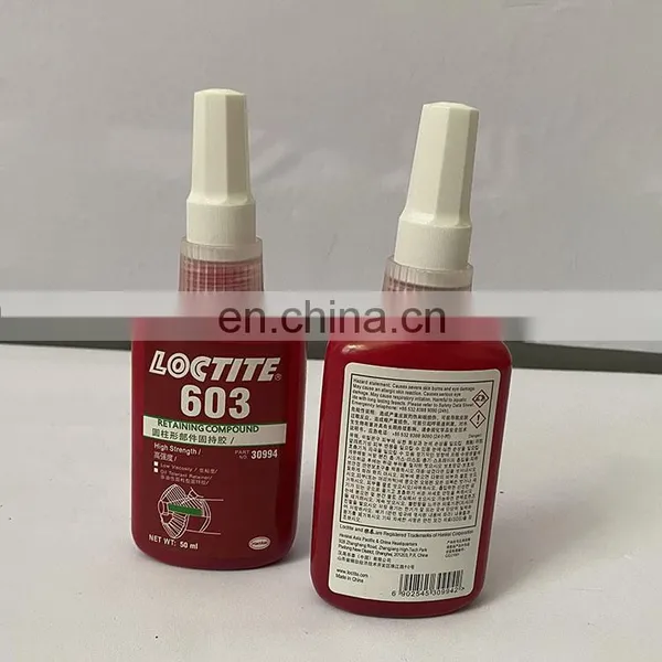 50ml Loctiter Glue 603 Cylinder Holding Glue High-strength Gear Rotor Bearing Glue Metal Parts Sealant photo-2