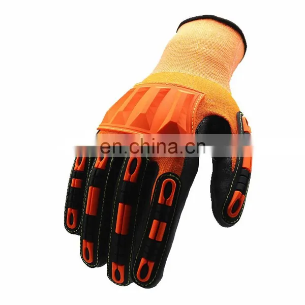 15G Anti-Collision Glove 5 Grade Cut Resistant Glove Anti Vibration Glove