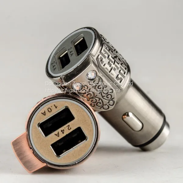 Universal Dual USB In-car Charger Adapter Cigarette Lighter for Android/iOS photo-5