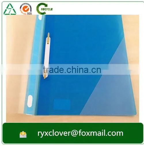 Plastic Clip Report Cover File Folder With Pocket photo-4