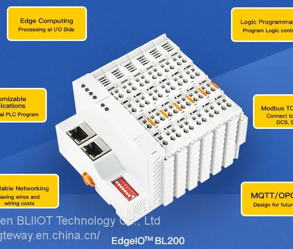 MQTT OPC UA PROFINET industrial communication protocol programming controller 32I/O module collects data input and output