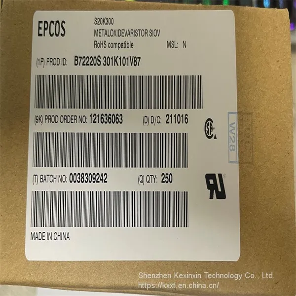 B72220S2301K101 EPCOS / TDK Varistors 300VAC 10% 20mm AdvanceD photo-1