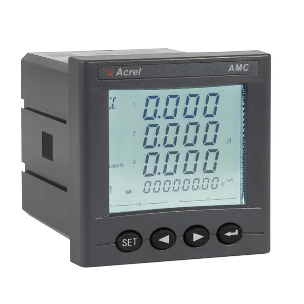 Acrel Three Phase Smart Energy Meter LED Display 2DI2DO Cut Out 67*67mm AMC72-E4/KC Accuracy Level 0.5 photo-2